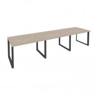 ONIX O.MO-PRG-3.2 Дуб Аттик/Антрацит ONIX O.MO-PRG-3.2 Дуб Аттик/Антрацит Стол переговорный (3 столешницы)