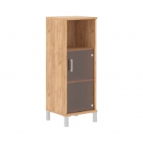 В421.5 R Дуб Бофорд Стеллаж стекло тонированное