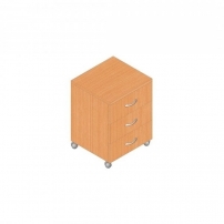 Р.Т-3 бук Бавария светлый Тумба подкатная