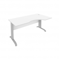Riva ПЛ.СА-1 Пр Белый Стол криволинейный правый