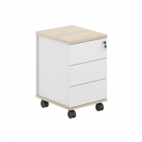 AG.272.WH.AR.WH AG.272.WH.AR.WH Тумба мобильная 3 ящ. метаб. 404х460х637 с замком