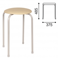 РС01-Т011В кожзам Бежевый Табурет