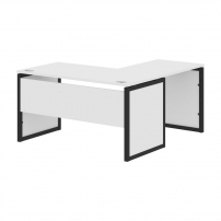 XTEN-QP XQPCT 1415 L Белый Антрацит Стол письменный угловой левый