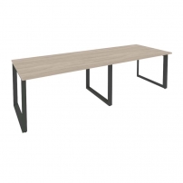 ONIX O.MO-PRG-2.3 Дуб Аттик/Антрацит Стол переговорный (2 столешницы)