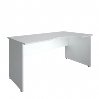 Riva А.СА-1 Пр Белый Стол криволинейный правый