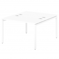 Sentida S-47 Белый Стол-тандем на металлокаркасе