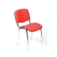 ZP_UP_EChair Rio ИЗО хром к/з красный 550736 Стул