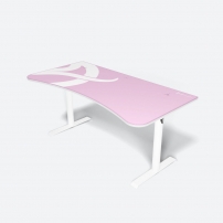 Arozzi Arena Gaming Desk - White-Pink Стол для компьютера