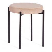 REVO (mod. 7034) ткань/металл, 44 х 44 х 47 см, бежевый barkhat 5/черный Табурет
