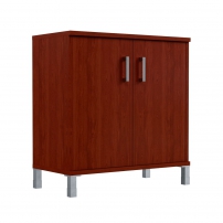 В410.2 Бургунди Стеллаж с дверьми