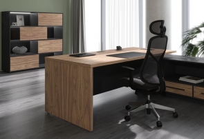 VELION VENEER №02 Американский орех Яшма черная Кабинет руководителя