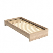 KBW 209 Дуб сонома светлый Кровать без изголовья