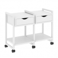 LOFT VR.L-TN-1.K Металл белый Белый Бриллиант LOFT VR.L-TN-1.K Металл белый Белый Бриллиант Тумба на колесных опорах наборная. Вариант №1