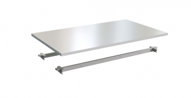 Steel 11 120 Белая Столешница одинарная 120 (с траверсами)
