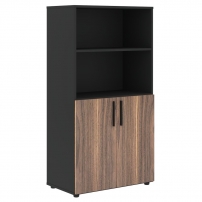 VELION VENEER VRMCS 80.5 Американский орех Яшма черная Шкаф с 1 комплектом глухих малых дверей