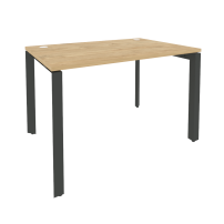 ONIX O.MP-SP-2.8 Тиквуд Светлый/Антрацит Стол рабочий на П-образном м/к
