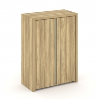 Corner COR.ST-2.3 Гикори Песочный Шкаф средний широкий (2 средних фасада ЛДСП)