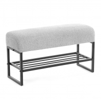 Charli Lux/Чарли Люкс БО велюр/букле, VT shape silver Charli Lux/Чарли Люкс БО велюр/букле, VT shape silver Банкетка-обувница