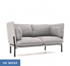 Bellagio 2 low UNO silver / silver Диван 2 места, низкая спинка