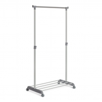 ODENT металл, пластик, 86*44*166 см, темно-серый/светло-серый/хром Вешалка