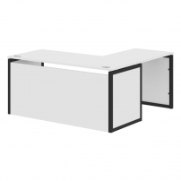 XTEN-QP XQPCT 1615H L Белый Антрацит Стол письменный угловой левый