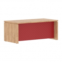 Torr LUX TLST 189H Дуб Бофорд Красный Стол руководителя