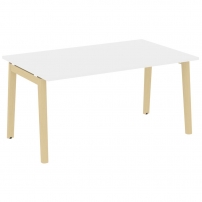 ONIX WOOD OW.PRG-1.4 Белый Бриллиант/Светлый Стол переговорный (1 столешница)