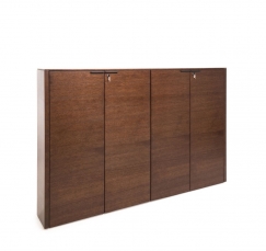 RAIL SET_Bookcase*2_RT Дуб Табак Шкаф для бумаг двойной