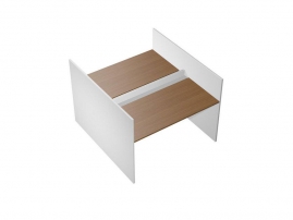 Profiquadro КВ 1408 БН Орех ногаро/белый премиум Profiquadro КВ 1408 БН Орех ногаро/белый премиум Рабочая станция с ProSystem