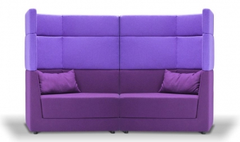 Элемент 03 Фиолетовый/Пурпурный Элемент 03 Фиолетовый/Пурпурный Диван модульный с трехъярусной спинкой