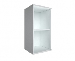 Riva А.СУ-3 Белый Стеллаж низкий узкий