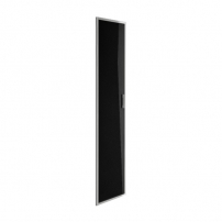 YALTA LT-S1R Л black Дверь стекло в раме Lacobel