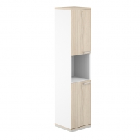 AG.219.WH.AR.AR.AR.L AG.219.WH.AR.AR.AR.L Шкаф 5 ур. 400х400х1833 с нишей