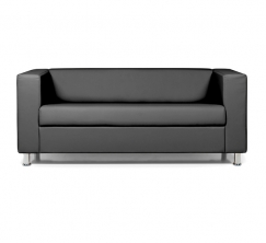 АПОЛЛО 3Д EUROLINE-9100 Черный Трехместный диван