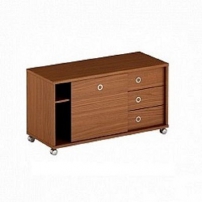 В 202.1 Бургунди В 202.1 Бургунди Тумба мобильная с дверью купе