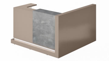 JNO913SX Стойка ресепшн левая Genesis