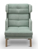 Даллас 1.2 Светло-серое Даллас 1.2 Светло-серое Кресло с высокой спинкой