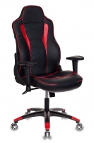 Бюрократ VIKING-3/BL+RED Геймерское кресло