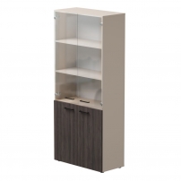 Everprof EVO 254Н004 Дуб Пасадена Кашемир Everprof EVO 254Н004 Дуб Пасадена Кашемир Шкаф комбинированный со стеклом