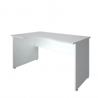 Riva А.СА-2 Л Белый Стол криволинейный левый