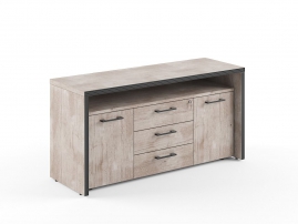 TTF-3D (Дуб Каньон) Тумба с фригобаром