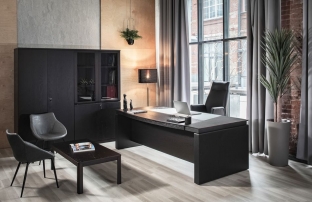 LAGO №03 Дуб Ферро Бежевый Комплект мебели для кабинета руководителя