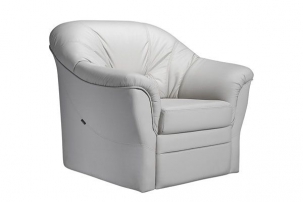 Премьер 1 Белое (экокожа) Премьер 1 Белое (экокожа) Кресло