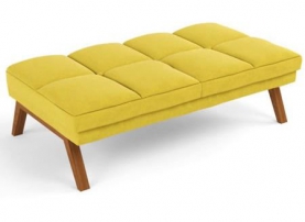 Даллас 2L Желтая экокожа/ткань 4 категория Даллас 2L Желтая экокожа/ткань 4 категория Банкетка двухместная