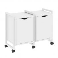 LOFT VR.L-TN-2.K Металл белый Белый Бриллиант LOFT VR.L-TN-2.K Металл белый Белый Бриллиант Тумба на колесных опорах наборная. Вариант №2