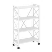 LOFT VR.L-MST.K-4.8 Металл белый Белый Бриллиант LOFT VR.L-MST.K-4.8 Металл белый Белый Бриллиант Стеллаж на колесных опорах - 4 полки