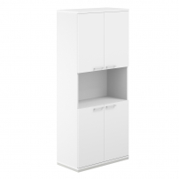 AG.220.WH.WH.WH.WH AG.220.WH.WH.WH.WH Шкаф 5 ур. 800х400х1833 с нишей