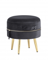 Тильда с ящиком велюр Антрацит Тильда с ящиком велюр Антрацит Пуф