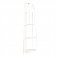 Secret De Maison Nicole (PL08-10338) стальной сплав, античный белый, 48х33х159 см Этажерка угловая