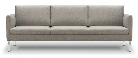 Отто 3 Серо-бежевый Диван трехместный